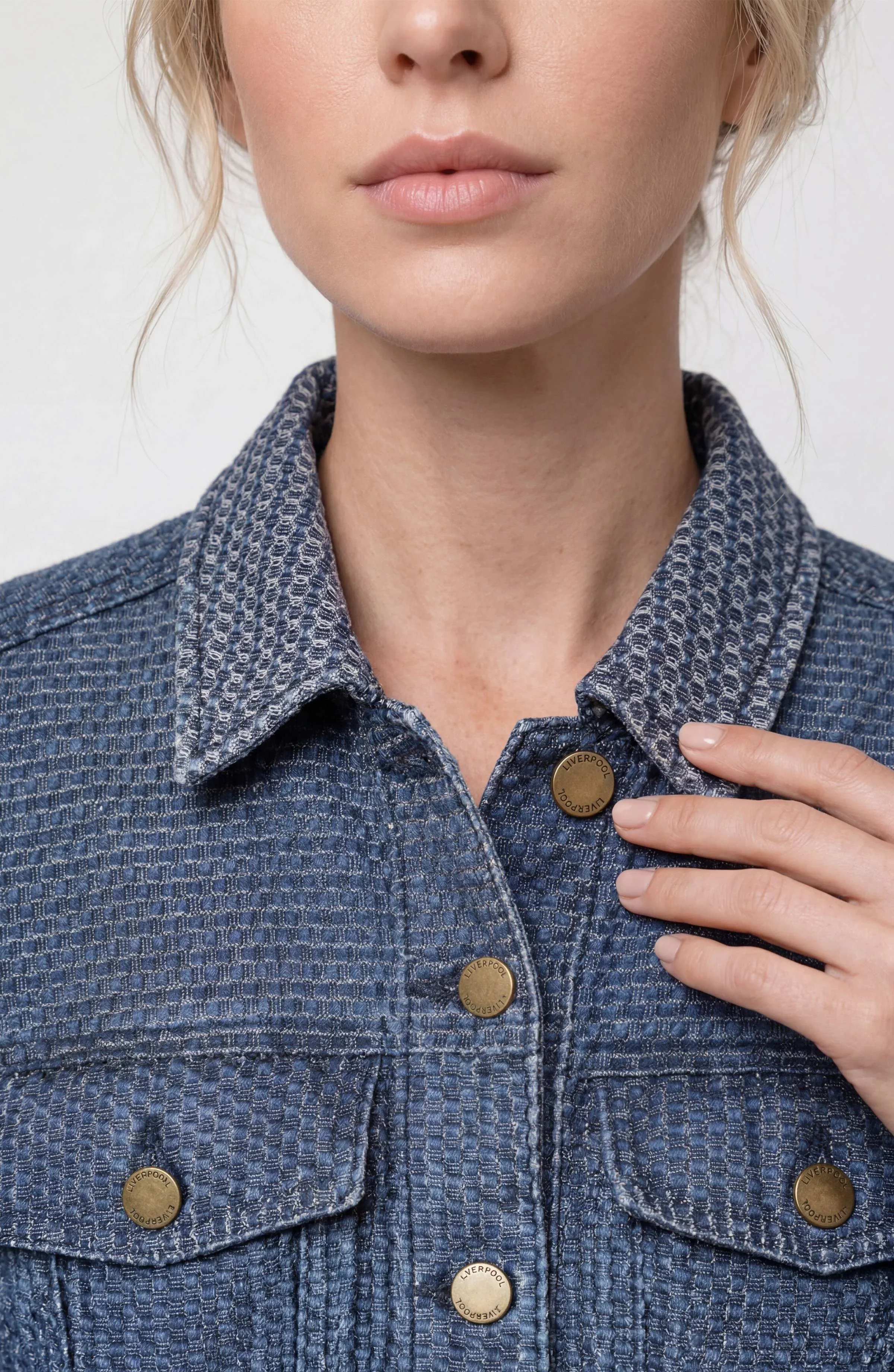 FIT AND FLARE TRUCKER JACKET - Image 4