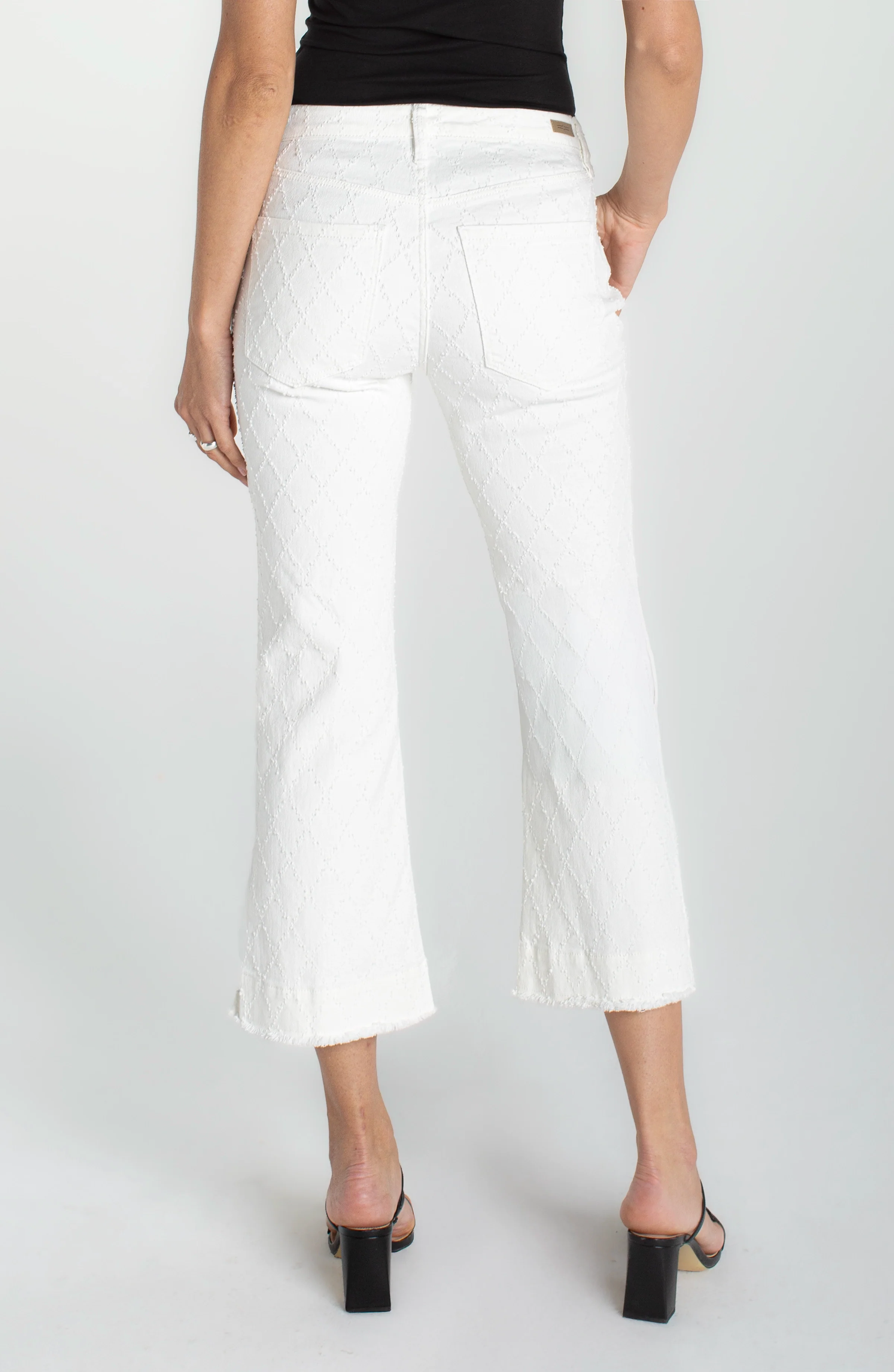 HANNAH CROP FLARE W/ WIDE HEM AND SLIT - Image 2