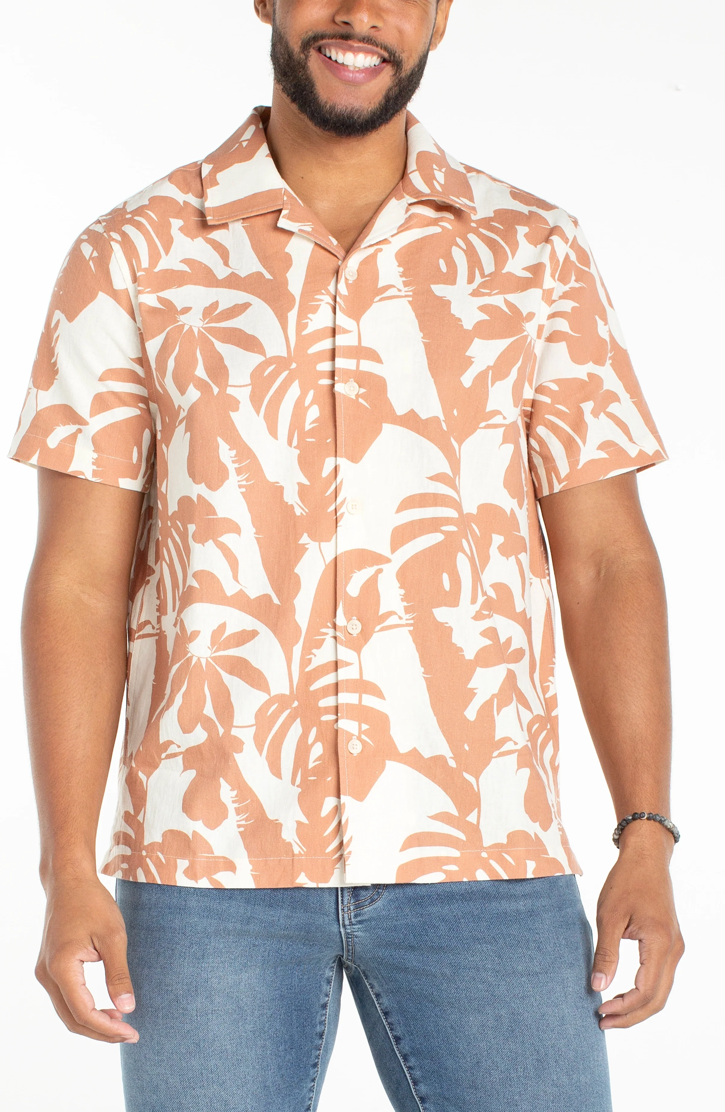 SHORT SLEEVE CAMP SHIRT