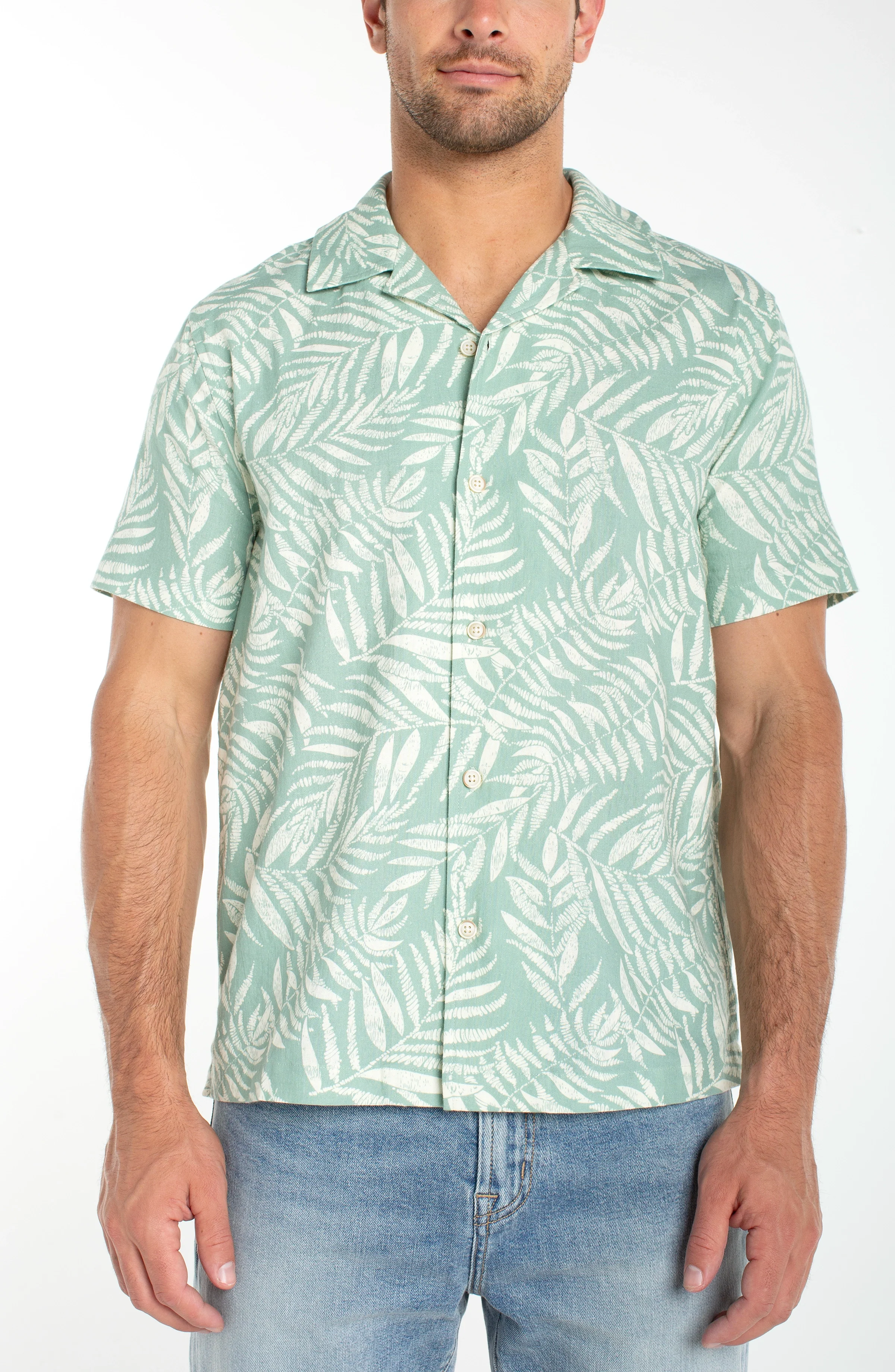 SHORT SLEEVE CAMP SHIRT