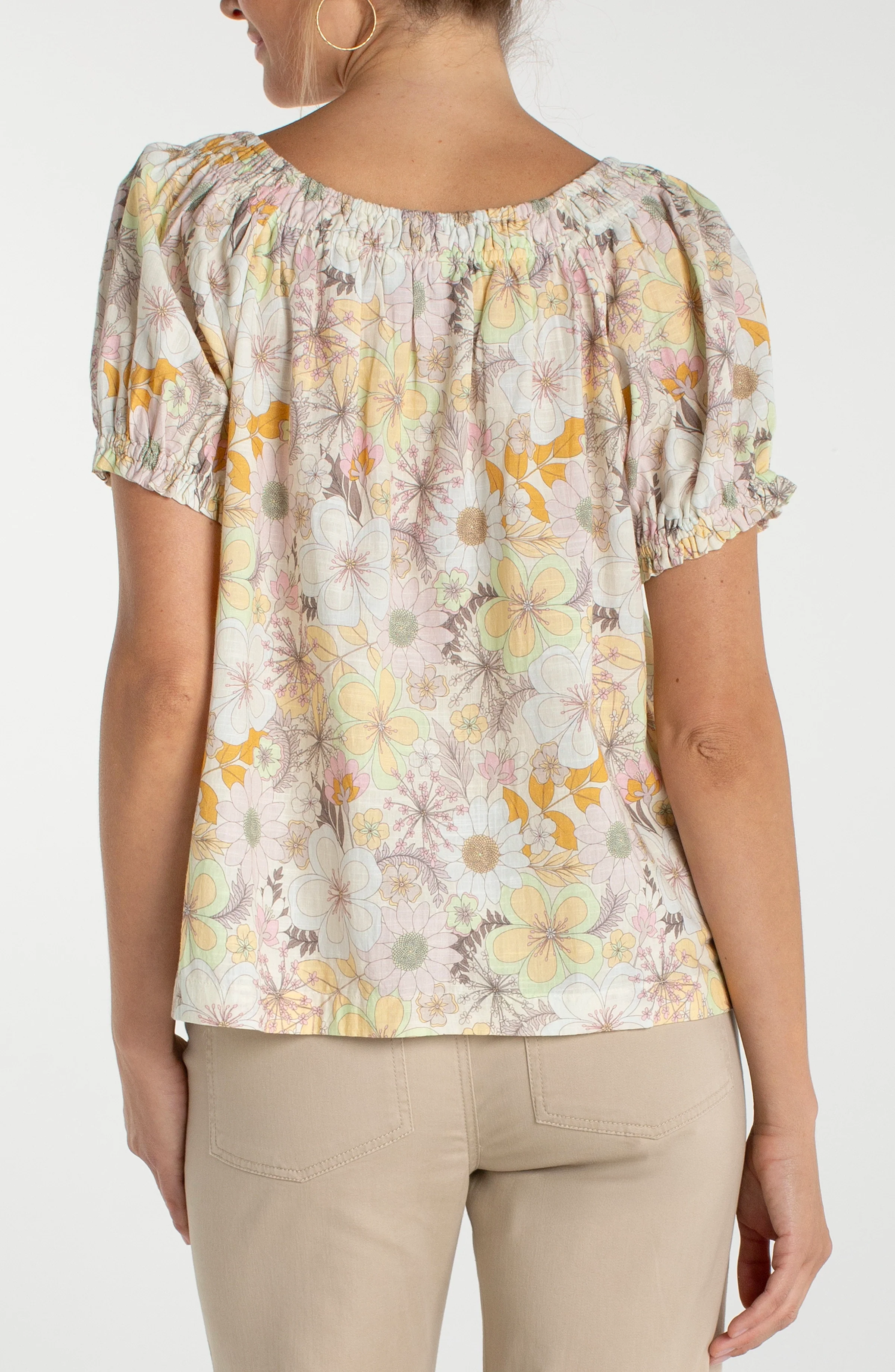 WOVEN TOP WITH FRONT TIE - Image 3
