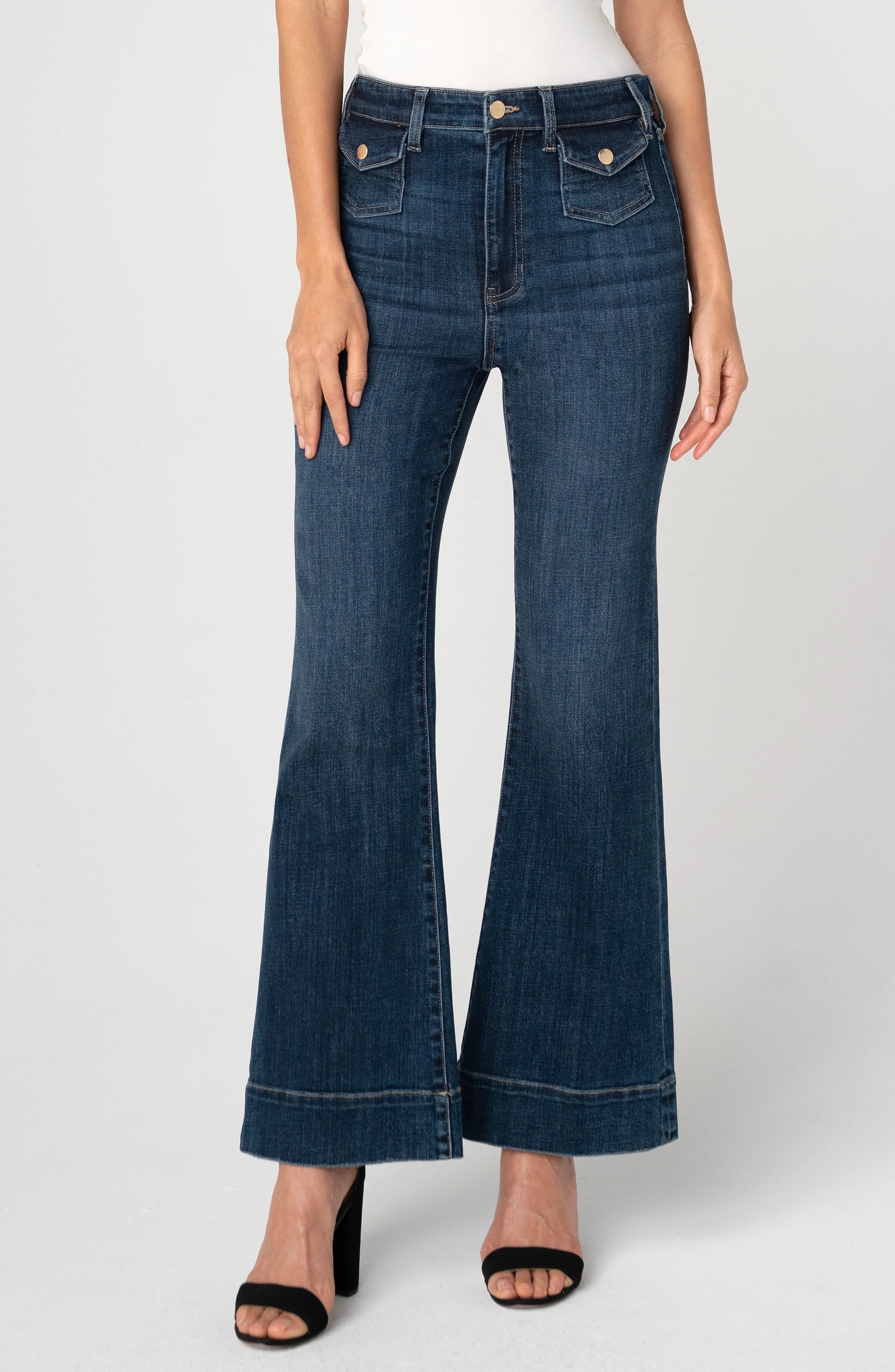 HANNAH FLARE WITH MINI PATCH POCKETS