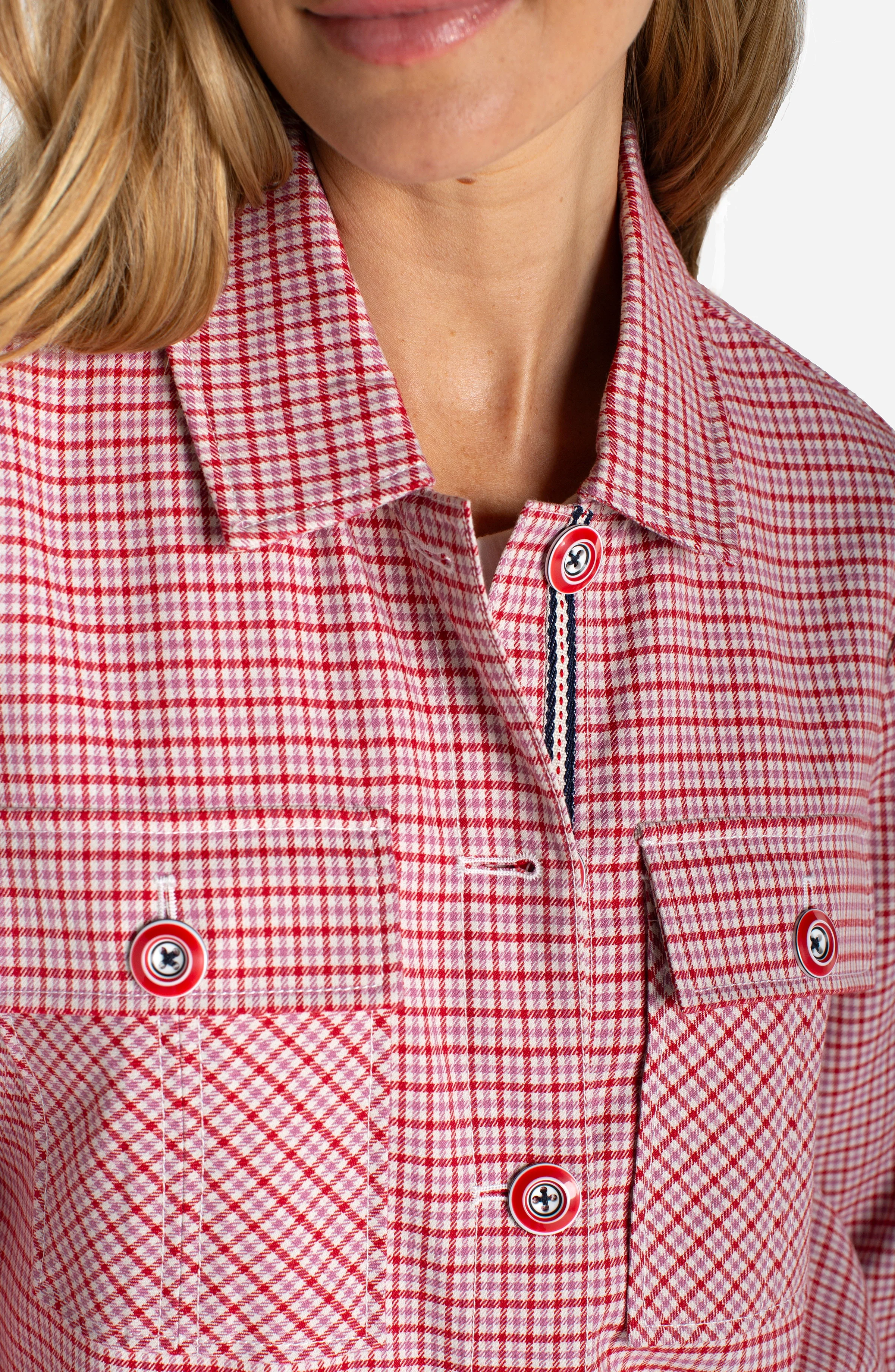 shacket with flap pockets - Image 3