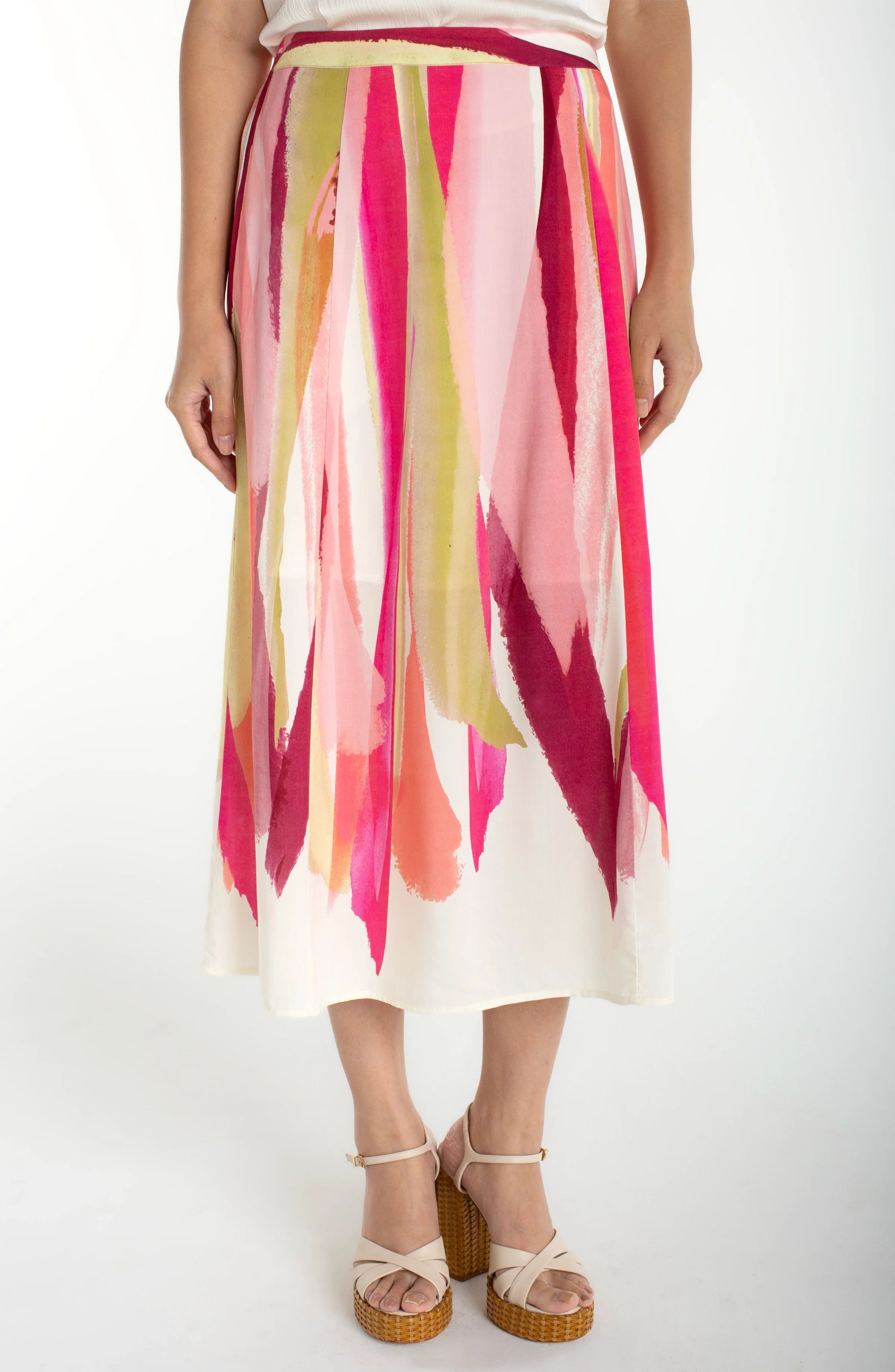 pull on woven maxi skirt - Image 4